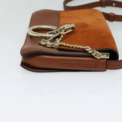 Pre-owned Chloé Faye Brown Leather Shoulder Bag ()