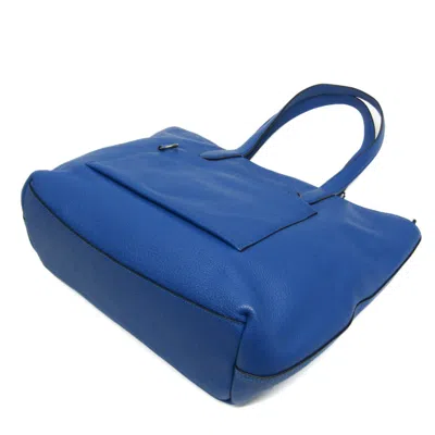 Pre-owned Coach Metropolitan Blue Leather Tote Bag ()