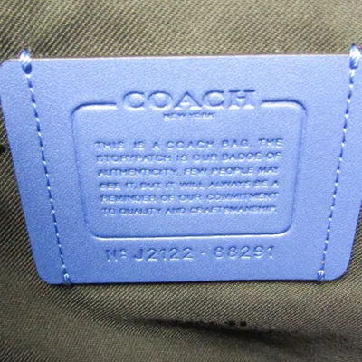 Pre-owned Coach Metropolitan Blue Leather Tote Bag ()