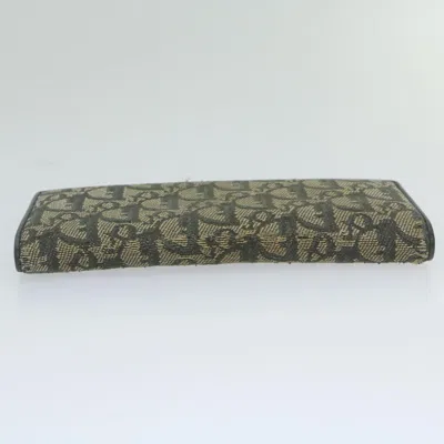 Pre-owned Dior Beige Canvas Wallet  () In Sand