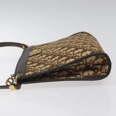 Pre-owned Dior Beige Canvas Shoulder Bag ()
