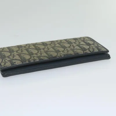 Pre-owned Dior Beige Canvas Wallet  () In Sand