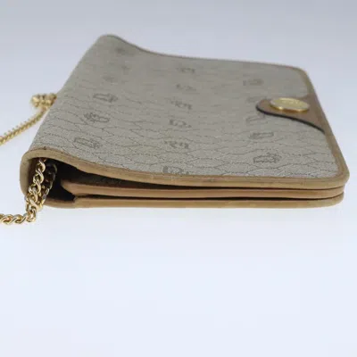 Pre-owned Dior Honeycomb Beige Canvas Shoulder Bag ()