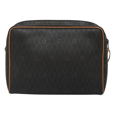 Pre-owned Dior Honeycomb Black Canvas Shoulder Bag ()