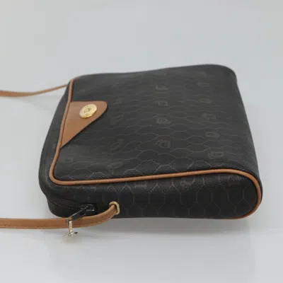 Pre-owned Dior Honeycomb Black Canvas Shoulder Bag ()