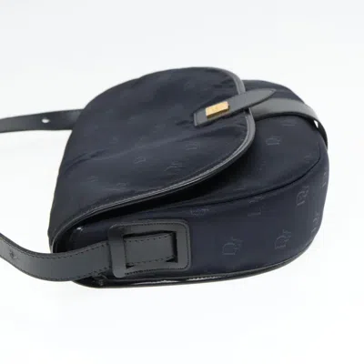 Pre-owned Dior Navy Canvas Shoulder Bag ()