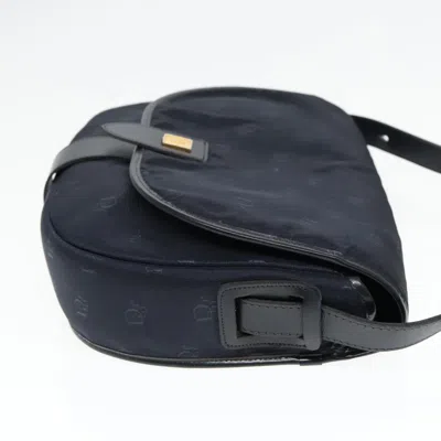 Pre-owned Dior Navy Canvas Shoulder Bag ()