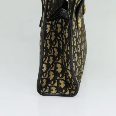 Pre-owned Dior Trotter Black Canvas Shoulder Bag ()