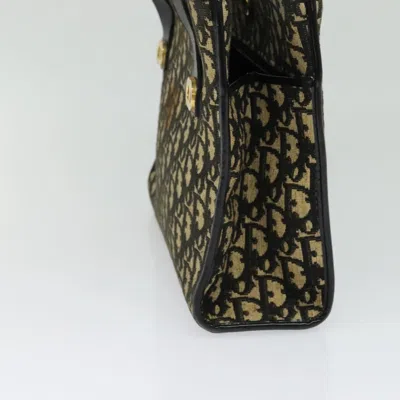 Pre-owned Dior Trotter Black Canvas Shoulder Bag ()