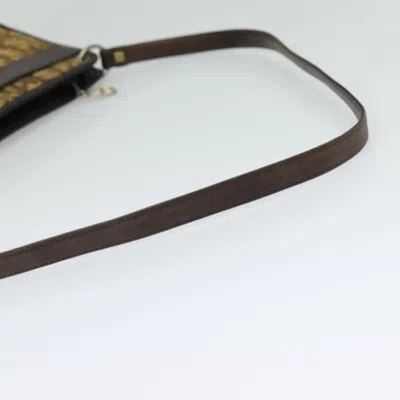 Pre-owned Dior Trotter Brown Canvas Shoulder Bag ()