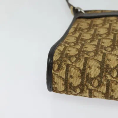 Pre-owned Dior Trotter Brown Canvas Shoulder Bag ()
