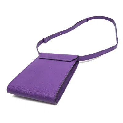 Pre-owned Dunhill Cadogan Purple Leather Shoulder Bag ()