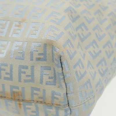 Pre-owned Fendi Zucchino Blue Canvas Tote Bag ()