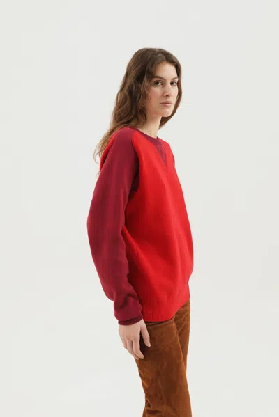 1989 Studio Stone Island Midnight Blue Nylon Bomber Jacket In Red