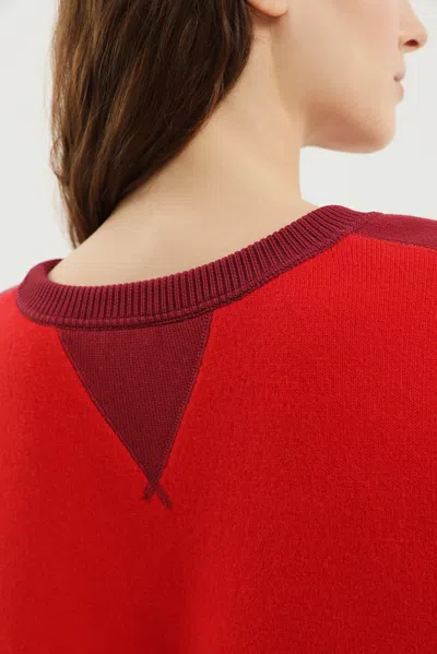 1989 Studio Stone Island Midnight Blue Nylon Bomber Jacket In Red