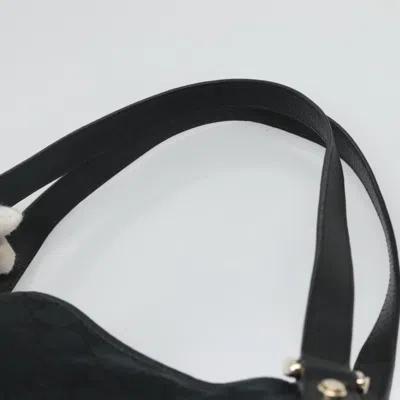 Pre-owned Gucci Abbey Black Canvas Tote Bag ()