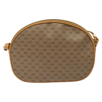 Pre-owned Gucci Gg Canvas Beige Canvas Shoulder Bag ()