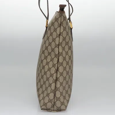 Pre-owned Gucci Gg Canvas Beige Canvas Shoulder Bag ()