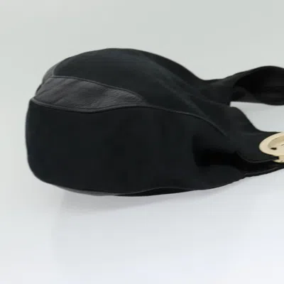 Pre-owned Gucci Gg Canvas Black Canvas Shoulder Bag ()