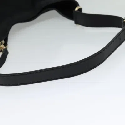 Pre-owned Gucci Gg Canvas Black Canvas Shoulder Bag ()
