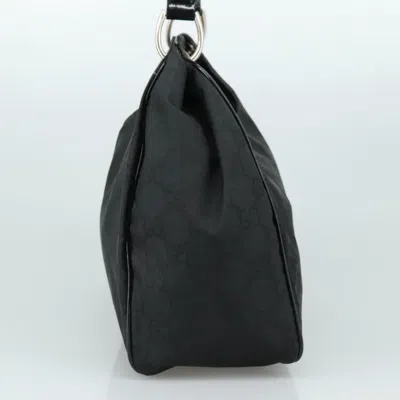 Pre-owned Gucci Gg Canvas Black Canvas Shoulder Bag ()