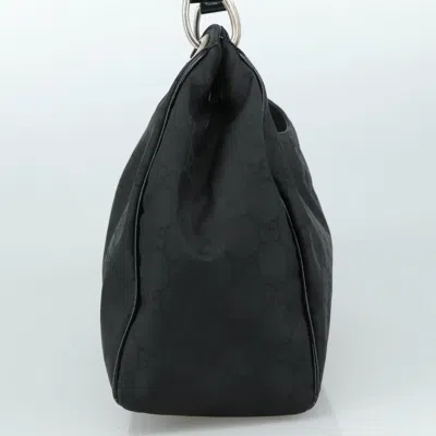 Pre-owned Gucci Gg Canvas Black Canvas Shoulder Bag ()