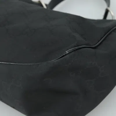 Pre-owned Gucci Gg Canvas Black Canvas Shoulder Bag ()