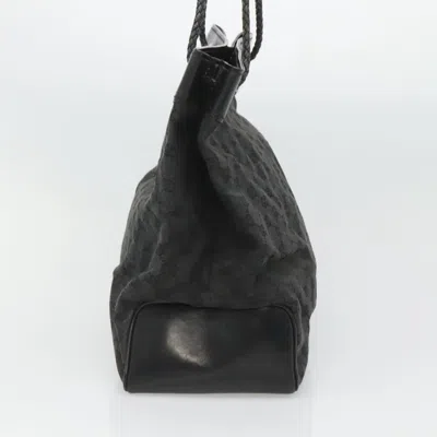 Pre-owned Gucci Gg Canvas Black Canvas Tote Bag ()
