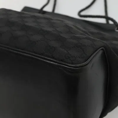 Pre-owned Gucci Gg Canvas Black Canvas Tote Bag ()