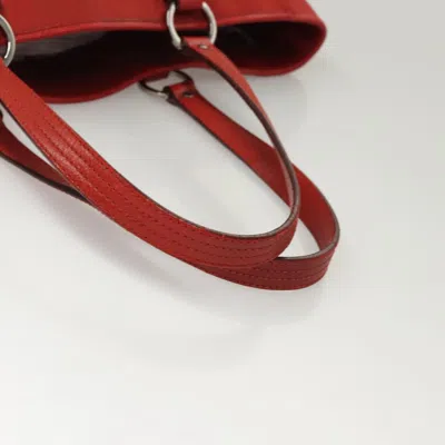Pre-owned Gucci Gg Canvas Red Canvas Tote Bag ()