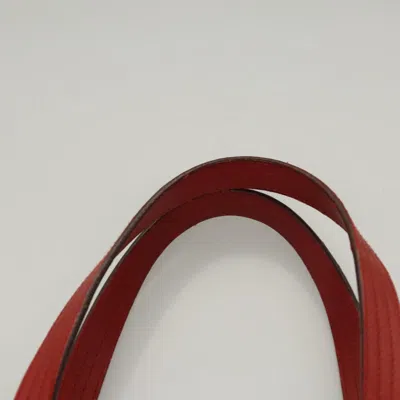 Pre-owned Gucci Gg Canvas Red Canvas Tote Bag ()