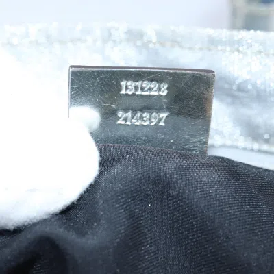 Pre-owned Gucci Gg Canvas Silver Canvas Tote Bag ()