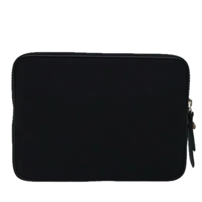 Pre-owned Gucci Techno Black Canvas Clutch Bag ()