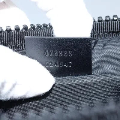 Pre-owned Gucci Techno Black Canvas Clutch Bag ()
