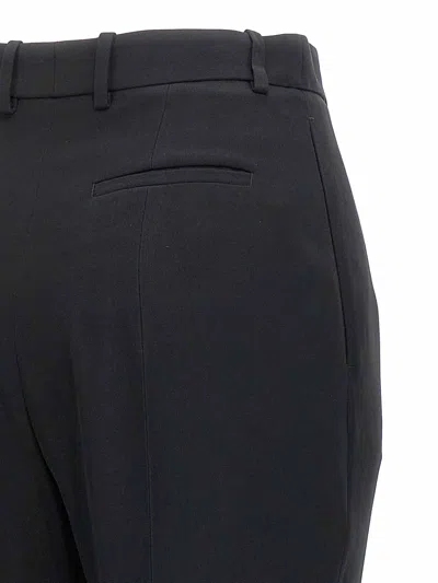 Alexander Mcqueen Crepe Pants With Straight Legs In 1000