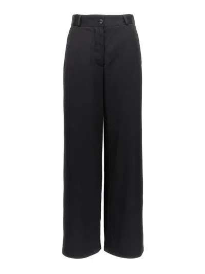 Jil Sander Fluid Trousers In Black