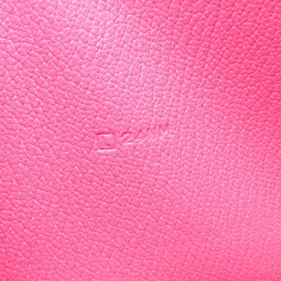 Pre-owned Hermes Hermès Azap Pink Leather Wallet  ()