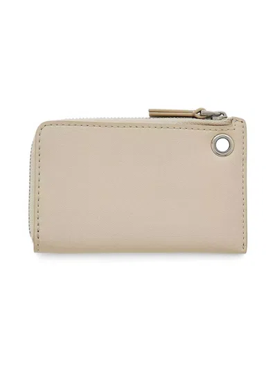 Marc Jacobs Zippered Wallet With Pendant In Neutral