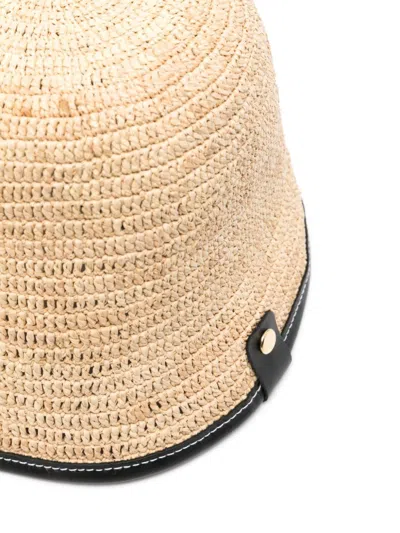 Jacquemus Le Bob Soli Bucket Hat In Black