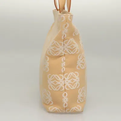 Pre-owned Loewe Anagram Beige Canvas Tote Bag ()