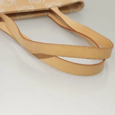 Pre-owned Loewe Anagram Beige Canvas Tote Bag ()