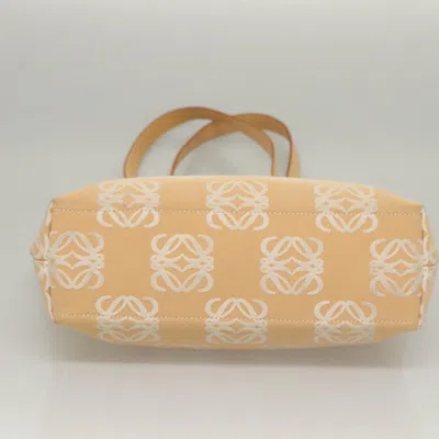Pre-owned Loewe Anagram Beige Canvas Tote Bag ()