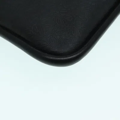 Pre-owned Loewe Anagram Black Leather Shoulder Bag ()