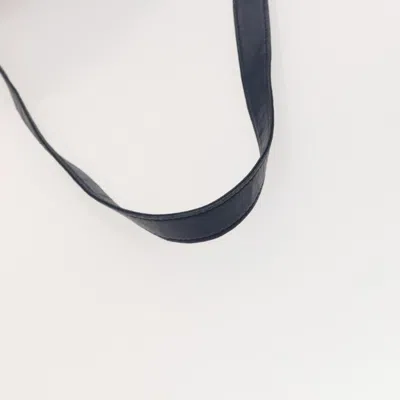 Pre-owned Loewe Anagram Navy Leather Shoulder Bag ()