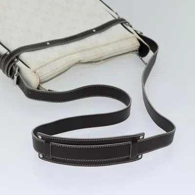 Pre-owned Loewe Anagram White Canvas Shoulder Bag ()