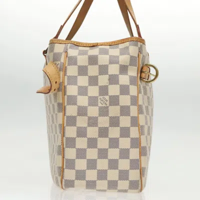 Pre-owned Louis Vuitton Batignolles Horizontal White Canvas Tote Bag ()