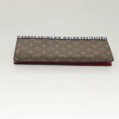 Pre-owned Louis Vuitton Brazza Brown Canvas Wallet  ()