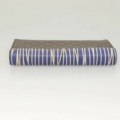 Pre-owned Louis Vuitton Brazza Brown Canvas Wallet  ()