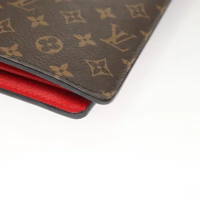 Pre-owned Louis Vuitton Brazza Brown Canvas Wallet  ()