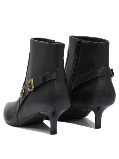 Pinko Booties With Love Birds Logo On The Strap